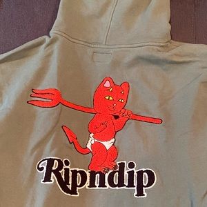 Green Devil Rip n Dip hoodie